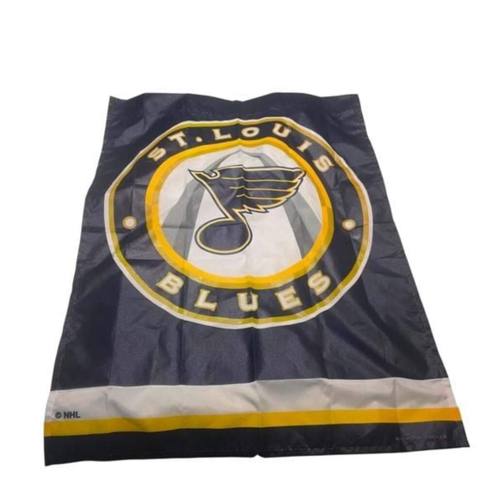NHL St. Louis Blues Banner in Blue and Yellow